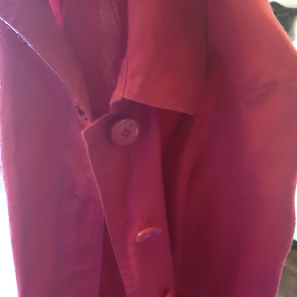 LINEN RASPBERRY JACKET! Charter Club Jacket P/S Raspberry ☆ - Picture 11 of 11